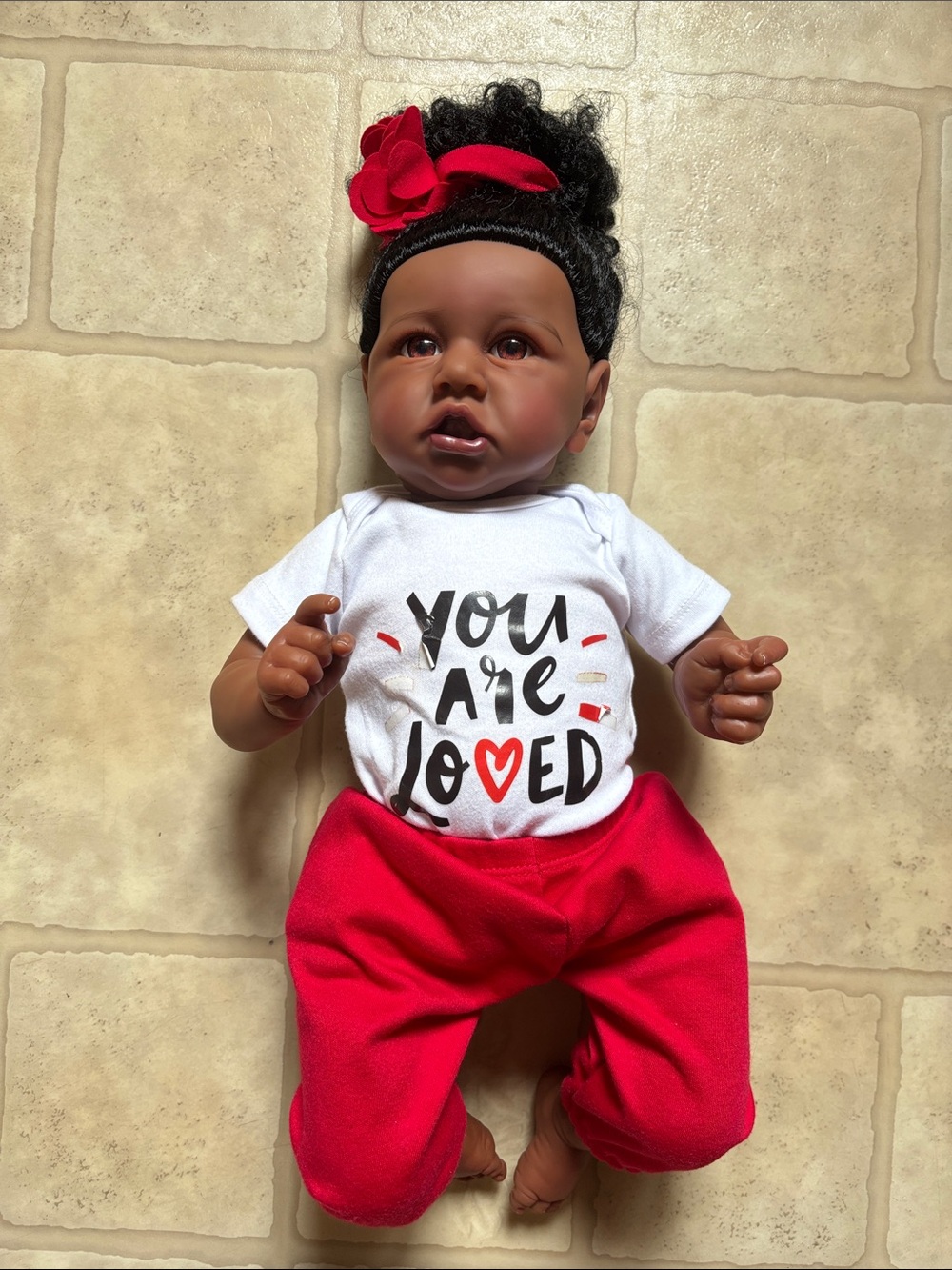 African American Reborn Baby Doll Black Realistic Girl Doll